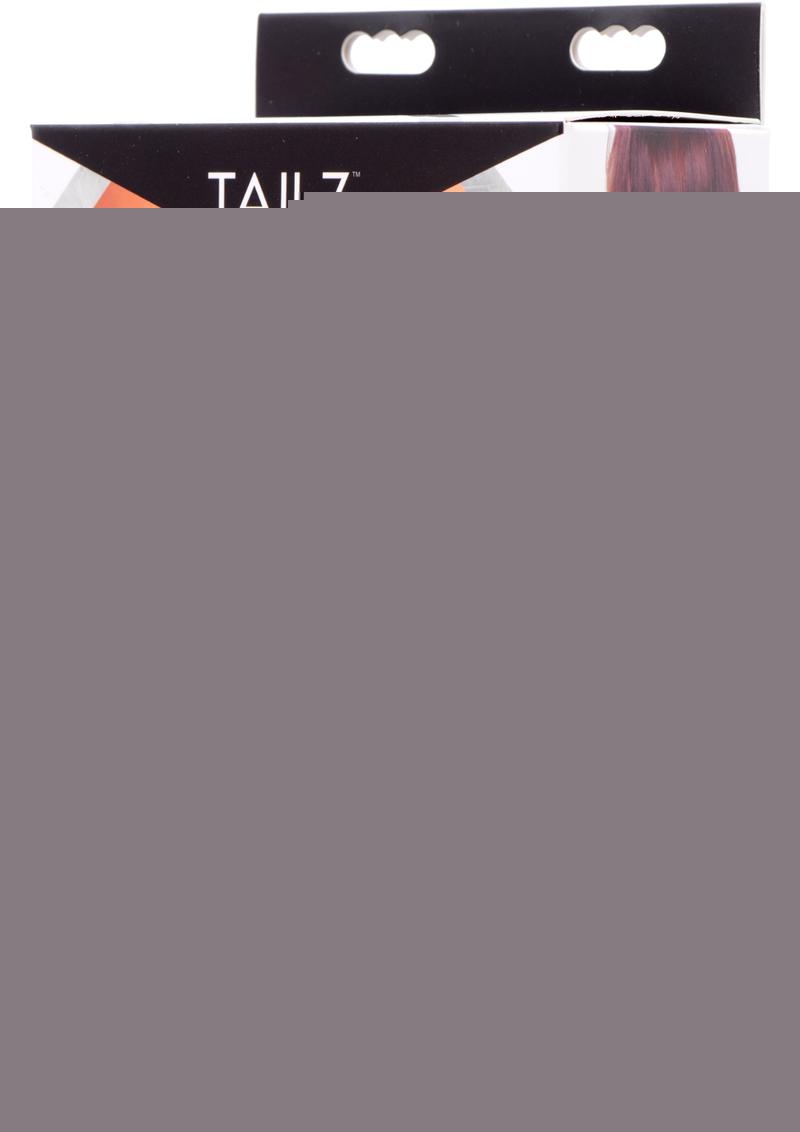 Tailz Fluffer Bunny Tail Glass Anal Plug - Black/White