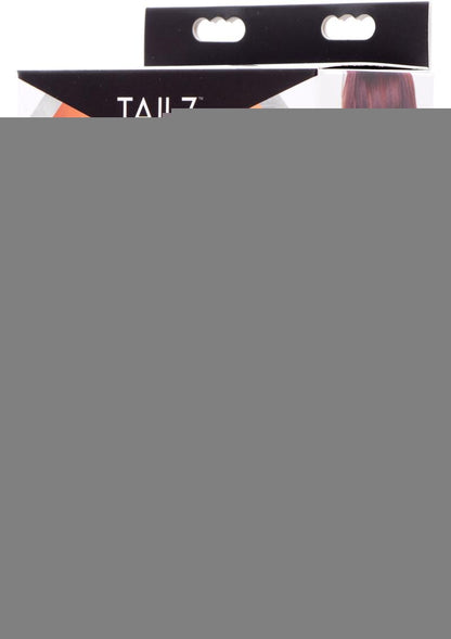 Tailz Fluffer Bunny Tail Glass Anal Plug - Black/White