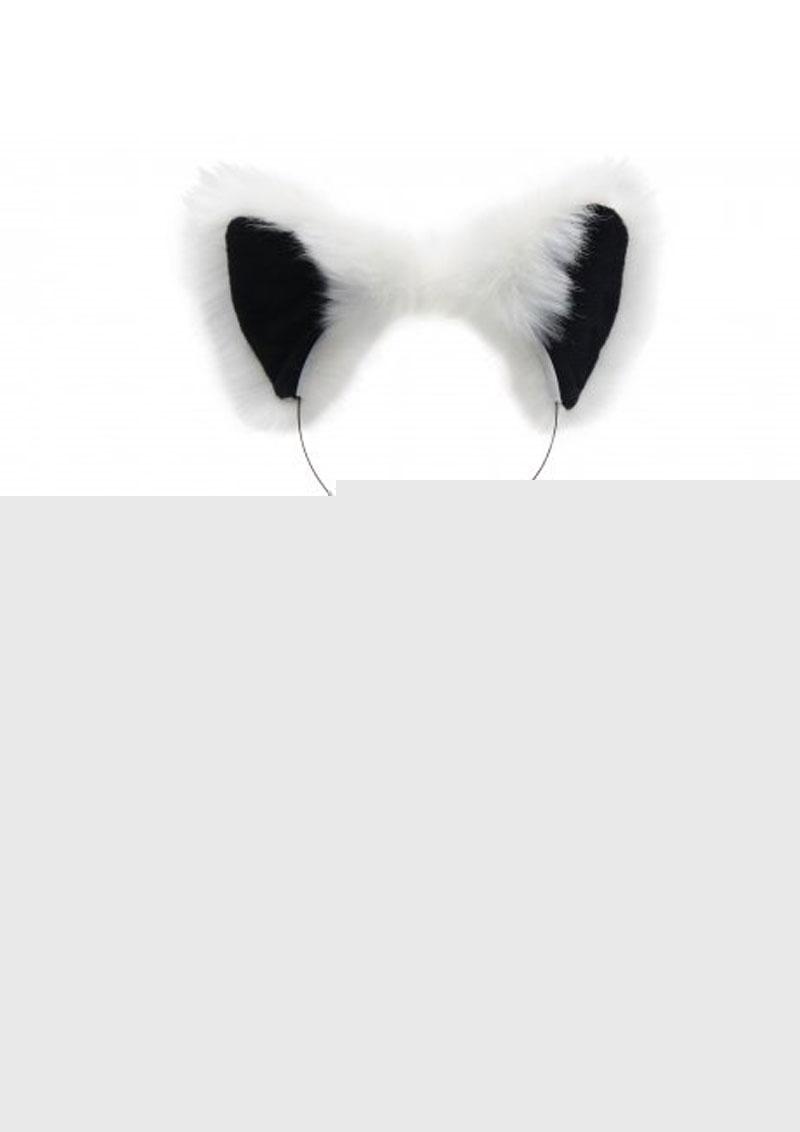Tailz Fox Tail and Ears - White - Set