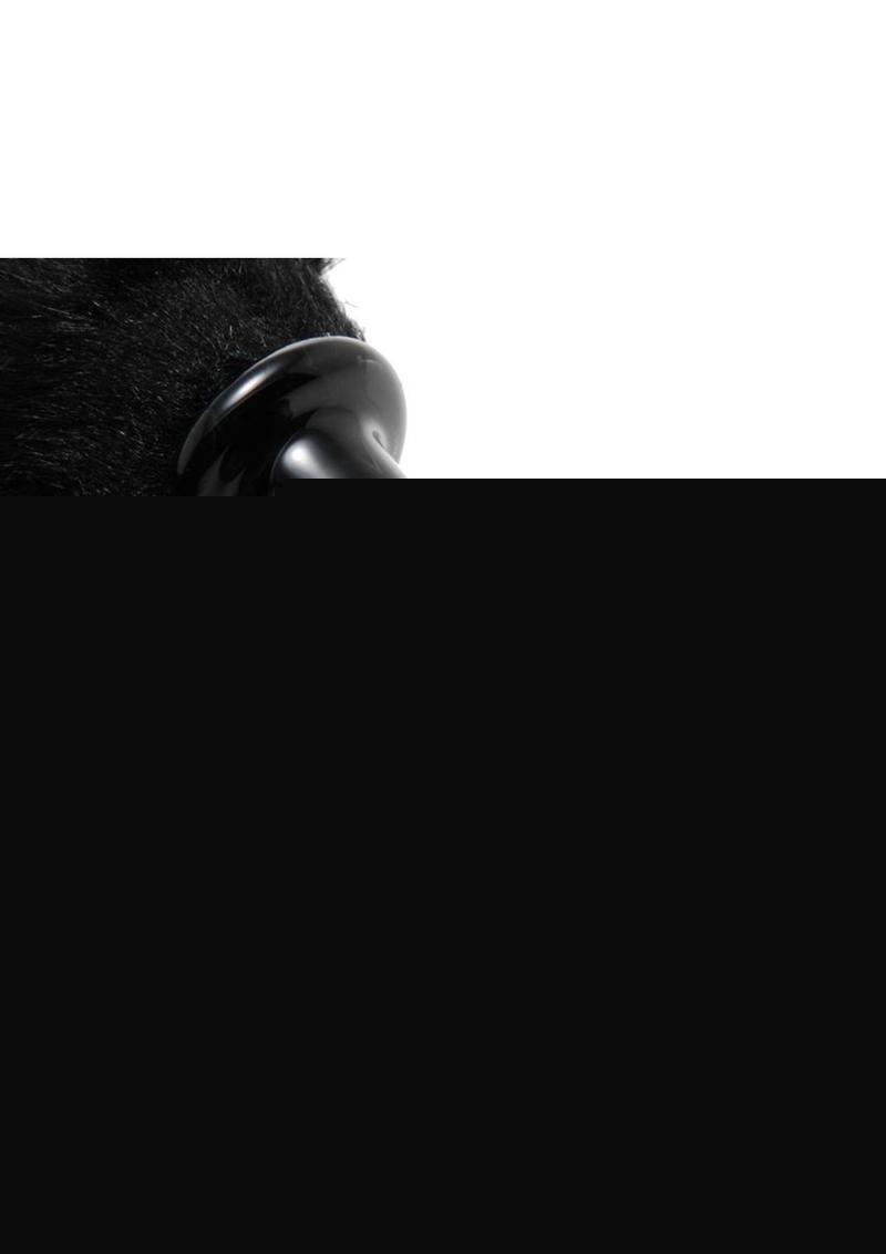 Tailz Midnight Fox Glass Butt Plug with Tail