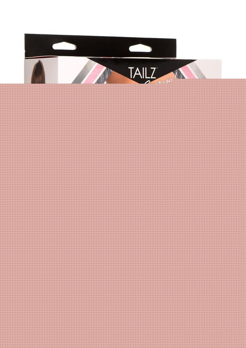 Tailz Silicone Anal Plug and 3 Interchangeable Tails - Assorted Colors/Multicolor - Set