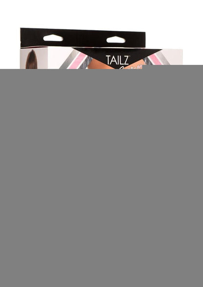 Tailz Silicone Anal Plug and 3 Interchangeable Tails - Assorted Colors/Multicolor - Set