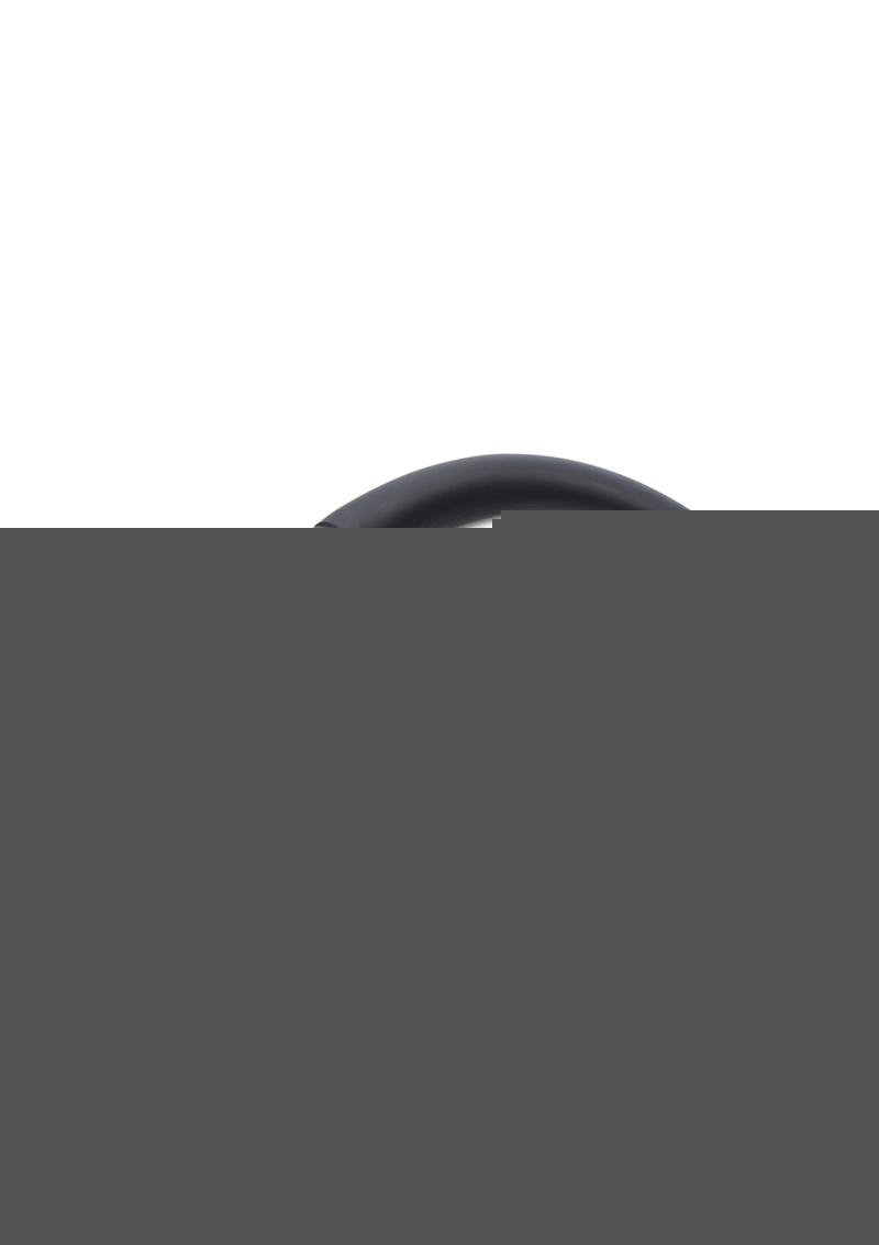 Tailz Waggerz Moving and Vibrating Silicone Rechargeable Puppy Tail with Remote Control - Black