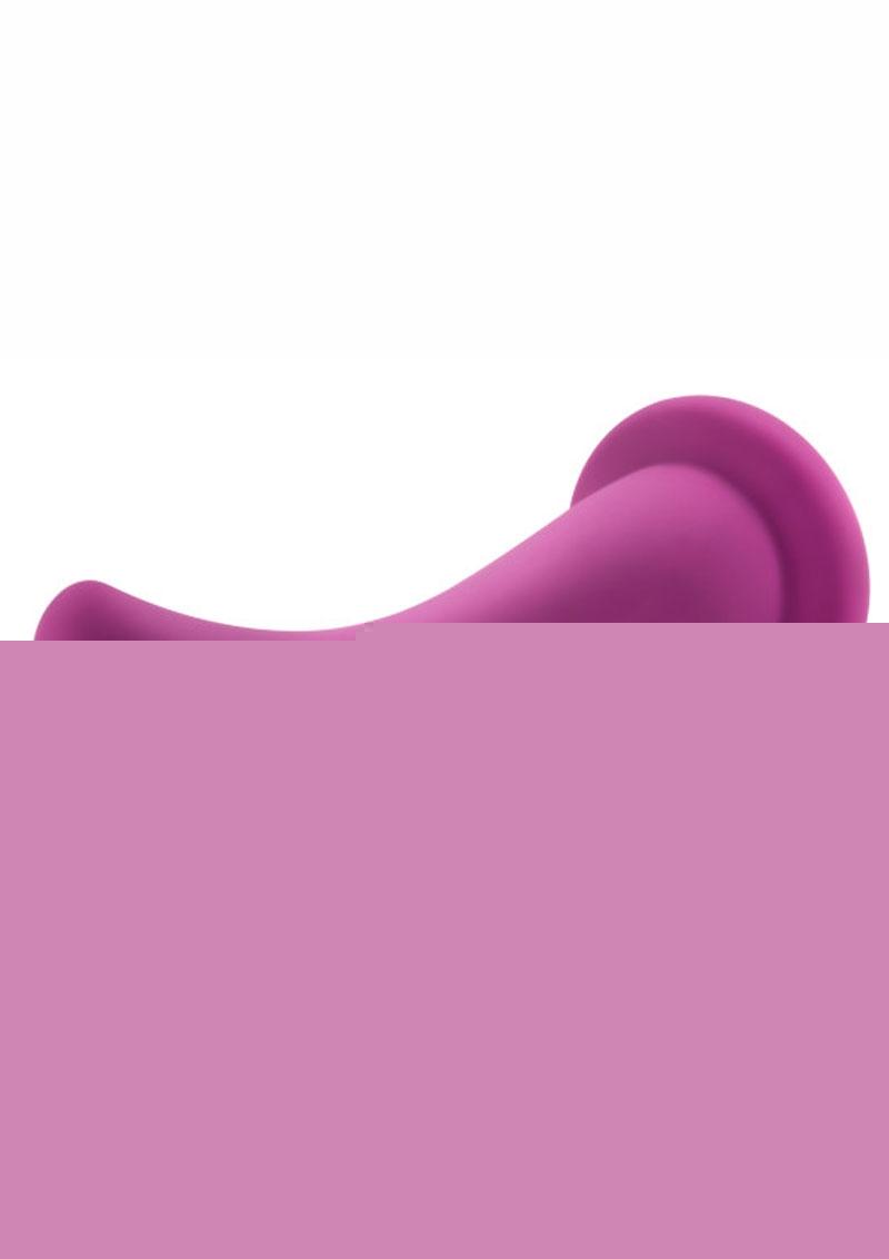 Temptasia Bellatrix Silicone Dildo - Plum/Purple - 6.25in
