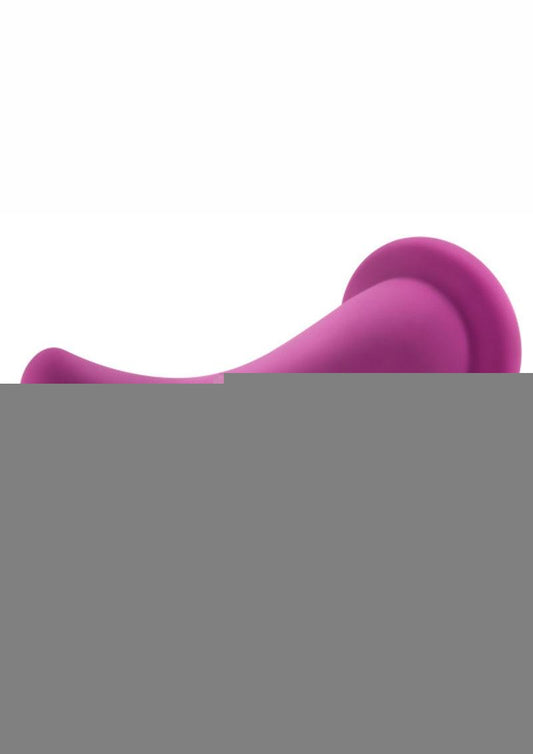 Temptasia Bellatrix Silicone Dildo - Plum/Purple - 6.25in