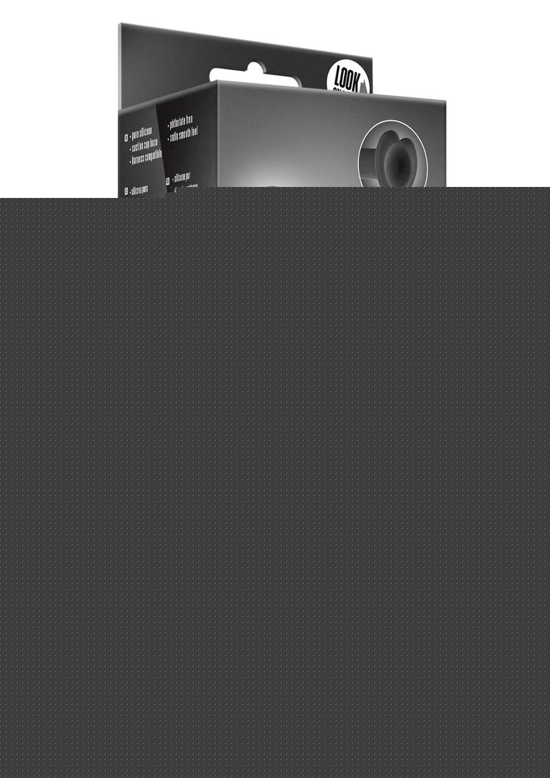 Temptasia Twist Silicone Dildo - Black - Medium - 5.5in