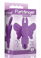 The 9's - Flirt Finger Silicone Butterfly - Pink/Purple
