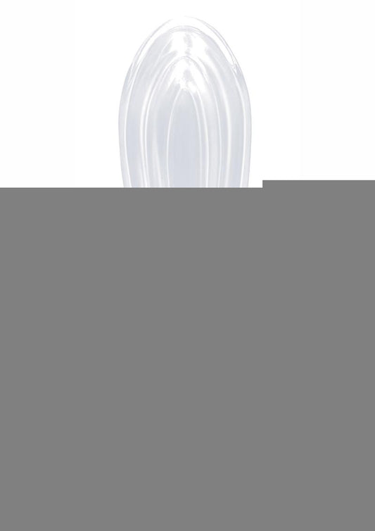 The 9's - Vibrating Sextenders, Contoured - Clear