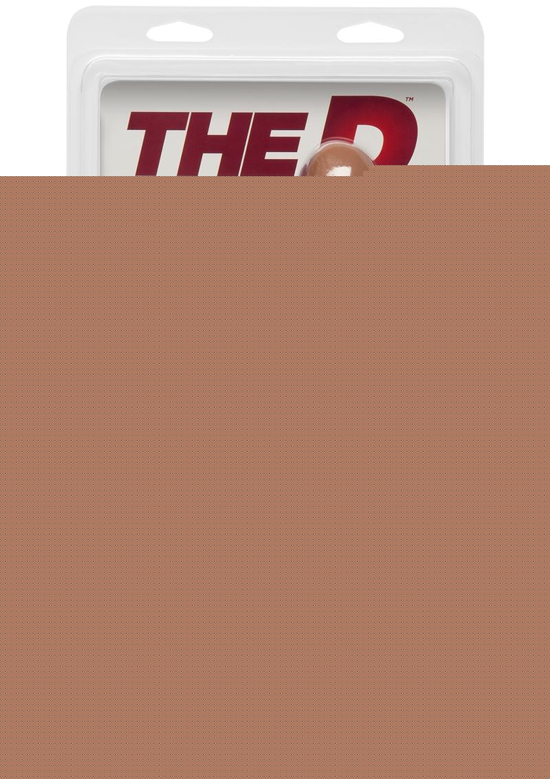 The D Perfect D Ultraskyn Vibrating Dildo with Balls - Caramel - 8in