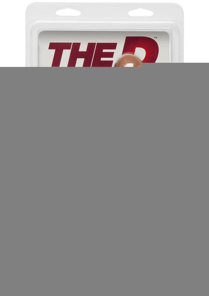 The D Perfect D Ultraskyn Vibrating Dildo with Balls - Caramel - 8in