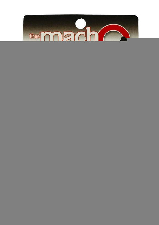 The Macho Erection Keeper Silicone Vibrating Cock Ring - Blue