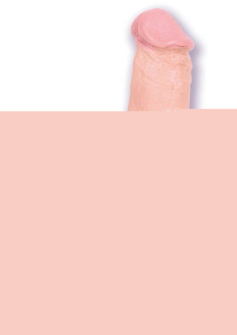 The Naturals Dildo with Balls - Flesh/Vanilla - 8in