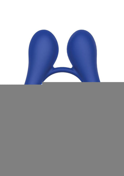 The Deluxe Rabbit Ring Rechargeable Silicone Couples Ring