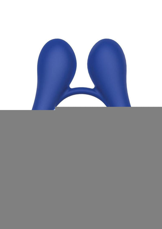 The Deluxe Rabbit Ring Rechargeable Silicone Couples Ring