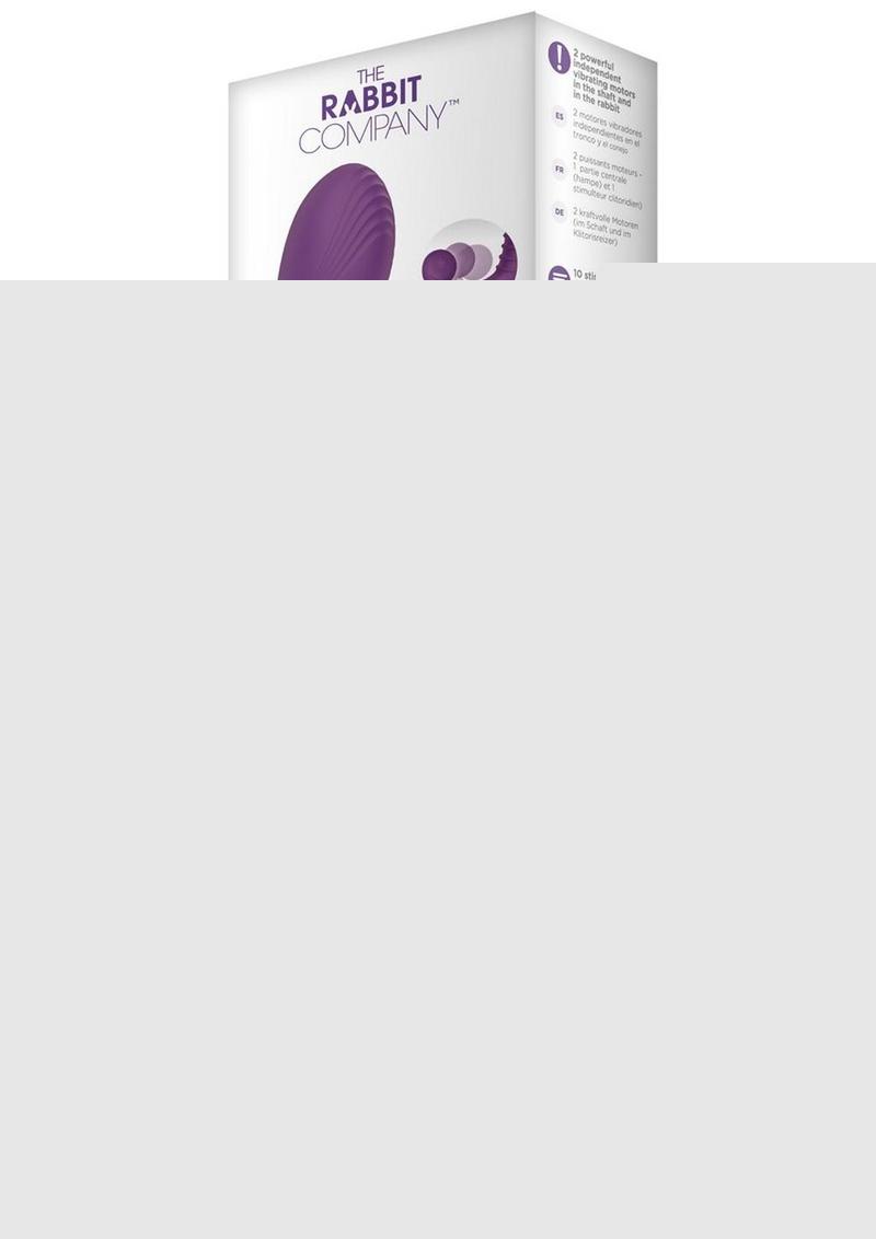 The Rabbit Company The Rolling Rabbit Rechargeable Silicone Vibrator - Purple