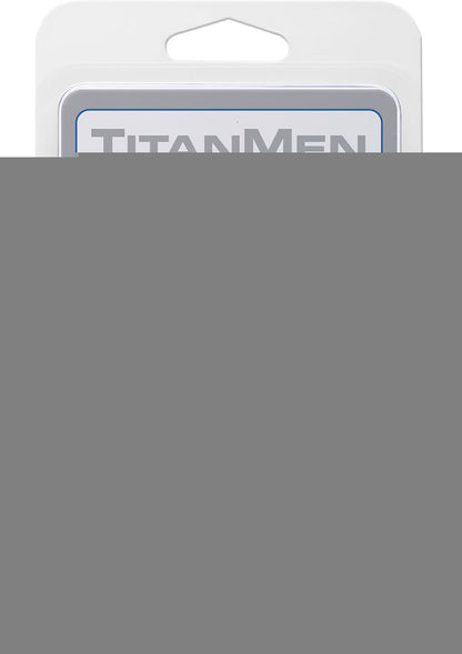 Titanmen Platimum Silicone Cock Rings - Blue - 2 Piece Kit