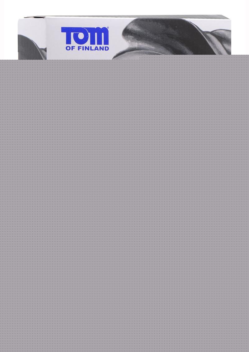 Tom Of Finland Anal Rosebud Vacuum W/Beaded Rod - Clear