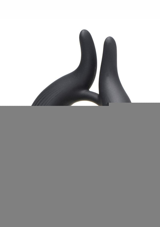 Trinity Men 10x Cock Viper Dual Stimulating Rechargeable Silicone Cock Ring - Black