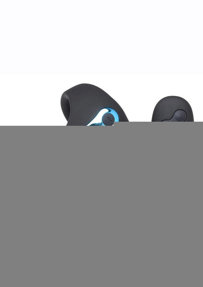 Trinity Men 7x Rechargeable Silicone Cock Ring with Taint Stimulator and Remote Control