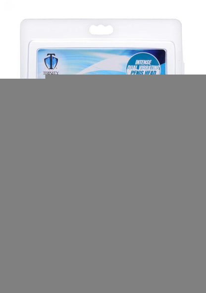 Trinity Men Dual Vibrating Penis Head Teaser - Clear