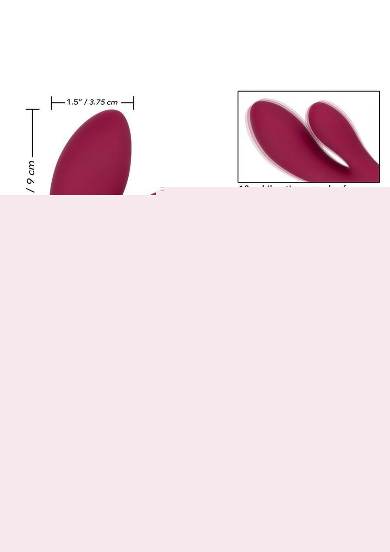 Uncorked Cabernet Silicone Rechargeable Rabbit Vibrator