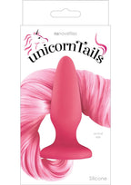 Unicorn Tails Silicone Anal Plug - Pastel Pink/Pink