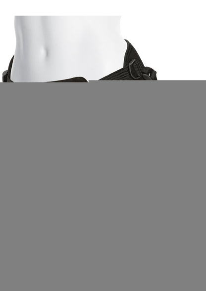 Vac-U-Lock Platinum Corset Harness with Plug - Black