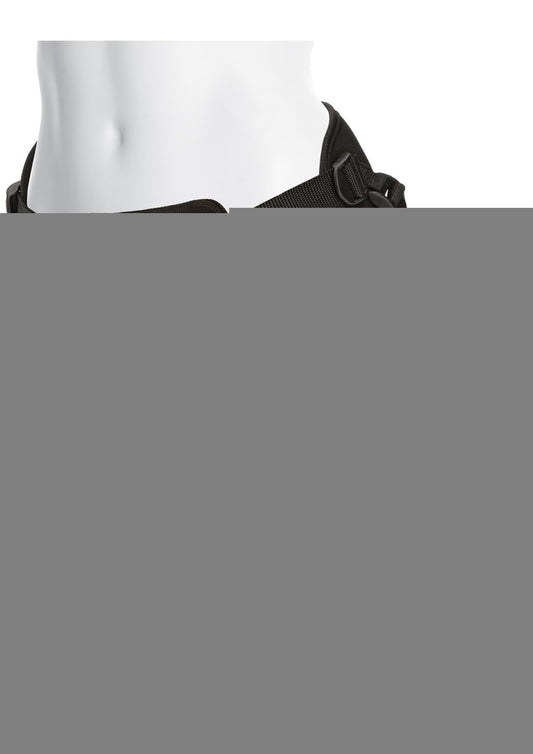 Vac-U-Lock Platinum Corset Harness with Plug - Black