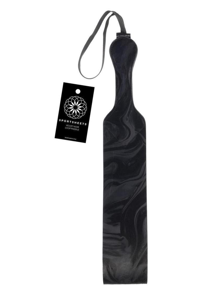 Velvet Noir Loop Paddle - Black