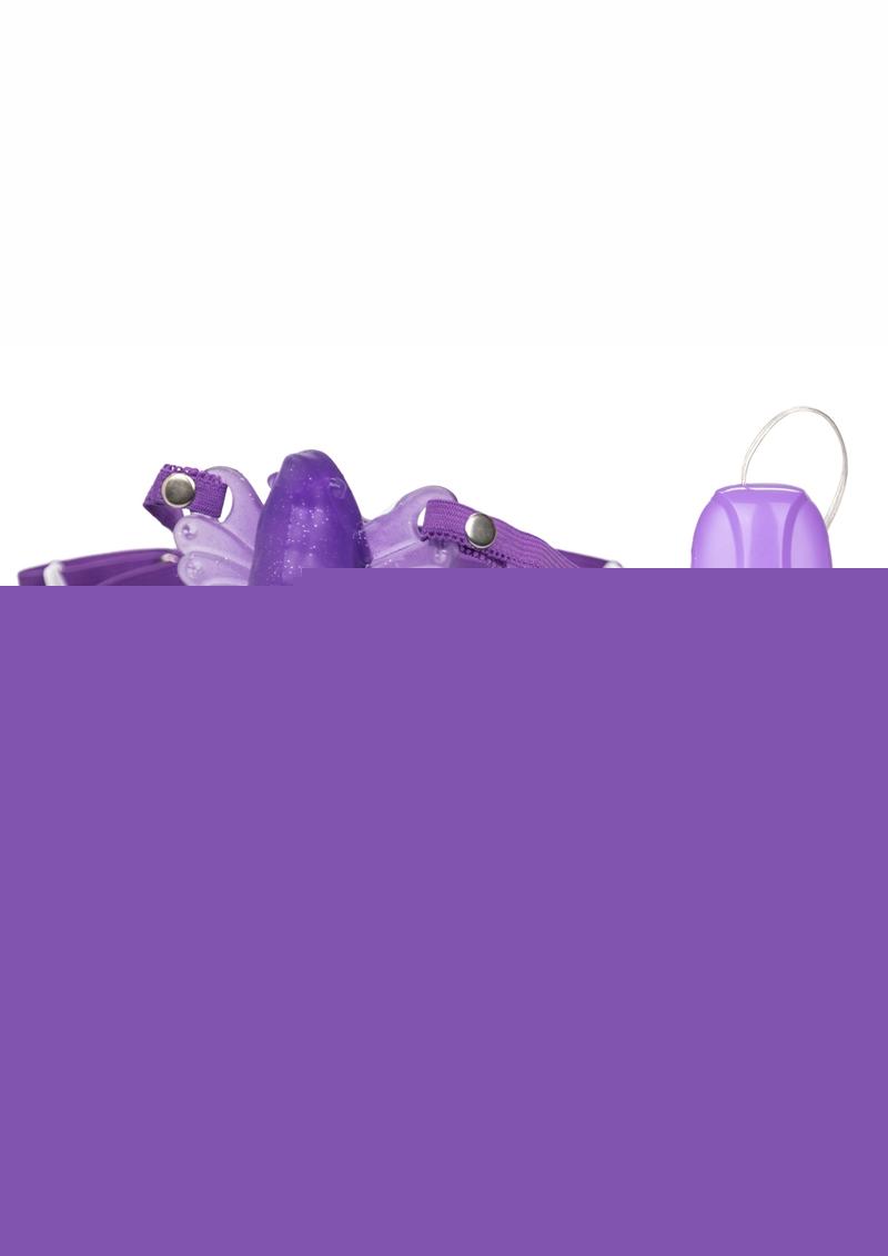 Venus Butterfly II Strap-On with Remote Control - Purple