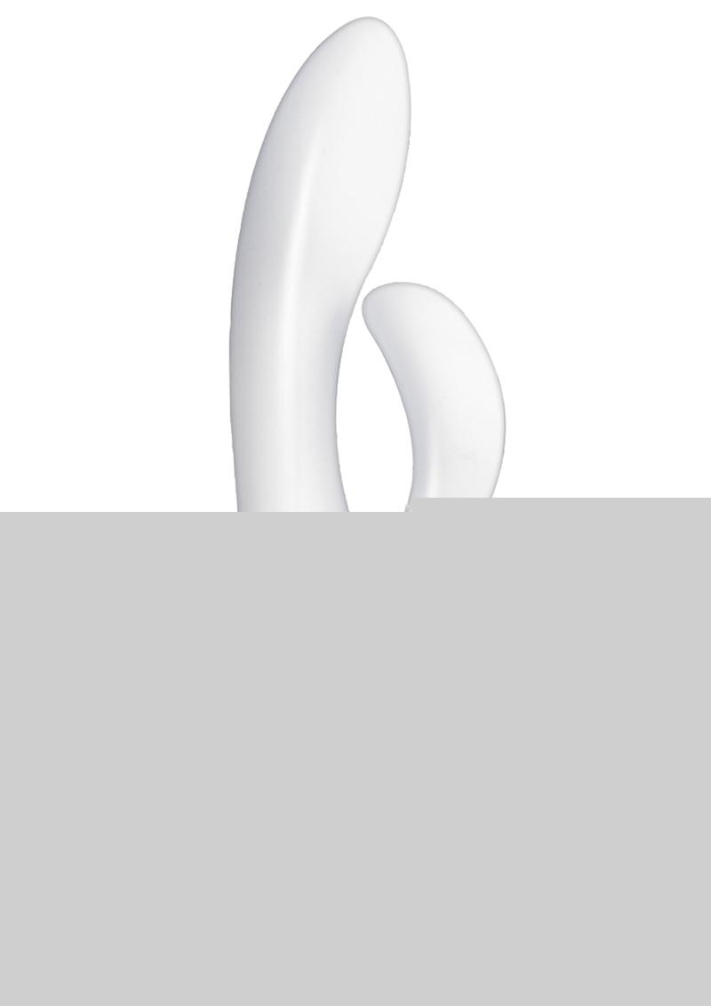 Vibes Of New York G-Spot Massage Rechargeable Silicone Vibrator - White