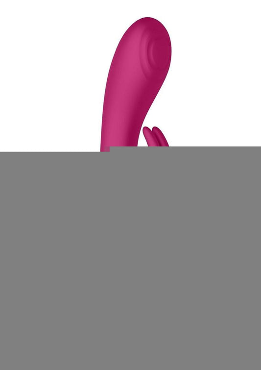 Vive Cato Pulse Wave Rechargeable Silicone G-Spot Rabbit Vibrator - Pink