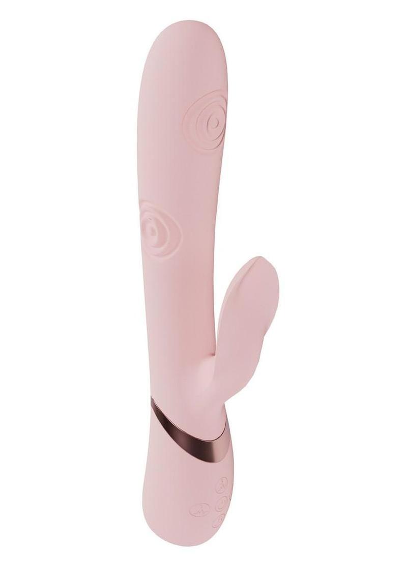 Vive Fronda Rechargeable Silicone Triple Motor G-Spot Vibrating and Tapping Leaf Clit Stimulator