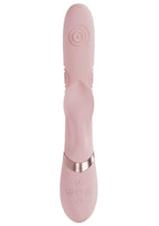 Vive Fronda Rechargeable Silicone Triple Motor G-Spot Vibrating and Tapping Leaf Clit Stimulator