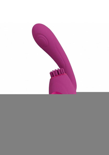 Vive Gen Rechargeable Silicone Triple Motor G-Spot Vibrator with Pulse Wave
