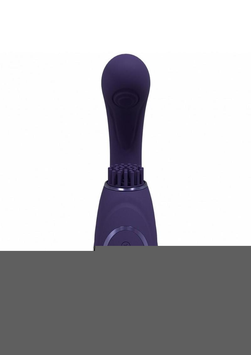 Vive Gen Rechargeable Silicone Triple Motor G-Spot Vibrator with Pulse Wave