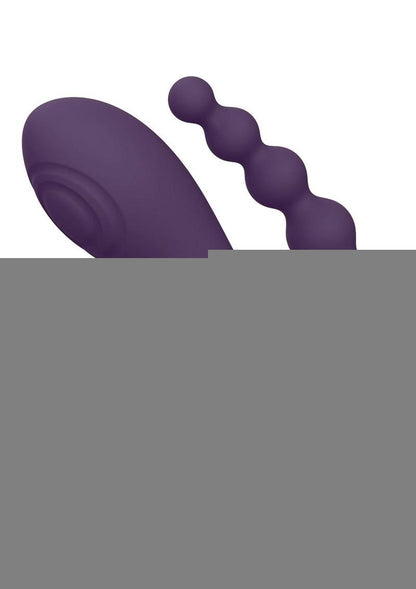 Vive Kata Rechargeable Silicone Pulse Wave and Vibrating Double Penetration Vibrator
