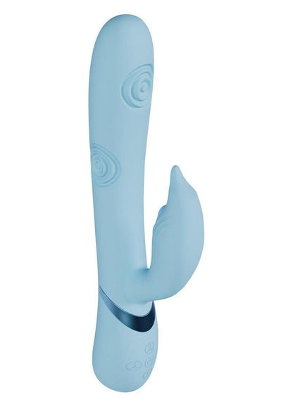 Vive Pallina Rechargeable Silicone Triple Motor G-Spot Vibrating and Tapping Beads Clit Stimulator