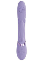 Vive Pallina Rechargeable Silicone Triple Motor G-Spot Vibrating and Tapping Beads Clit Stimulator