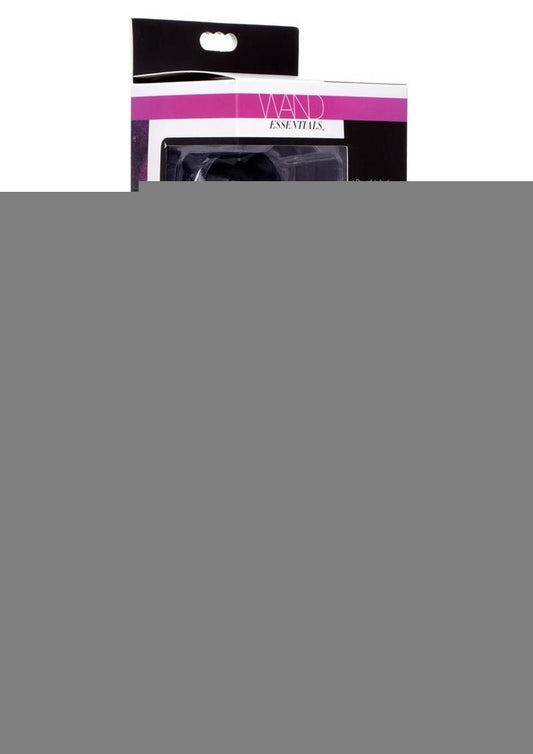 Wand Essentials Double Silicone Vibrating Wand Massager - Black