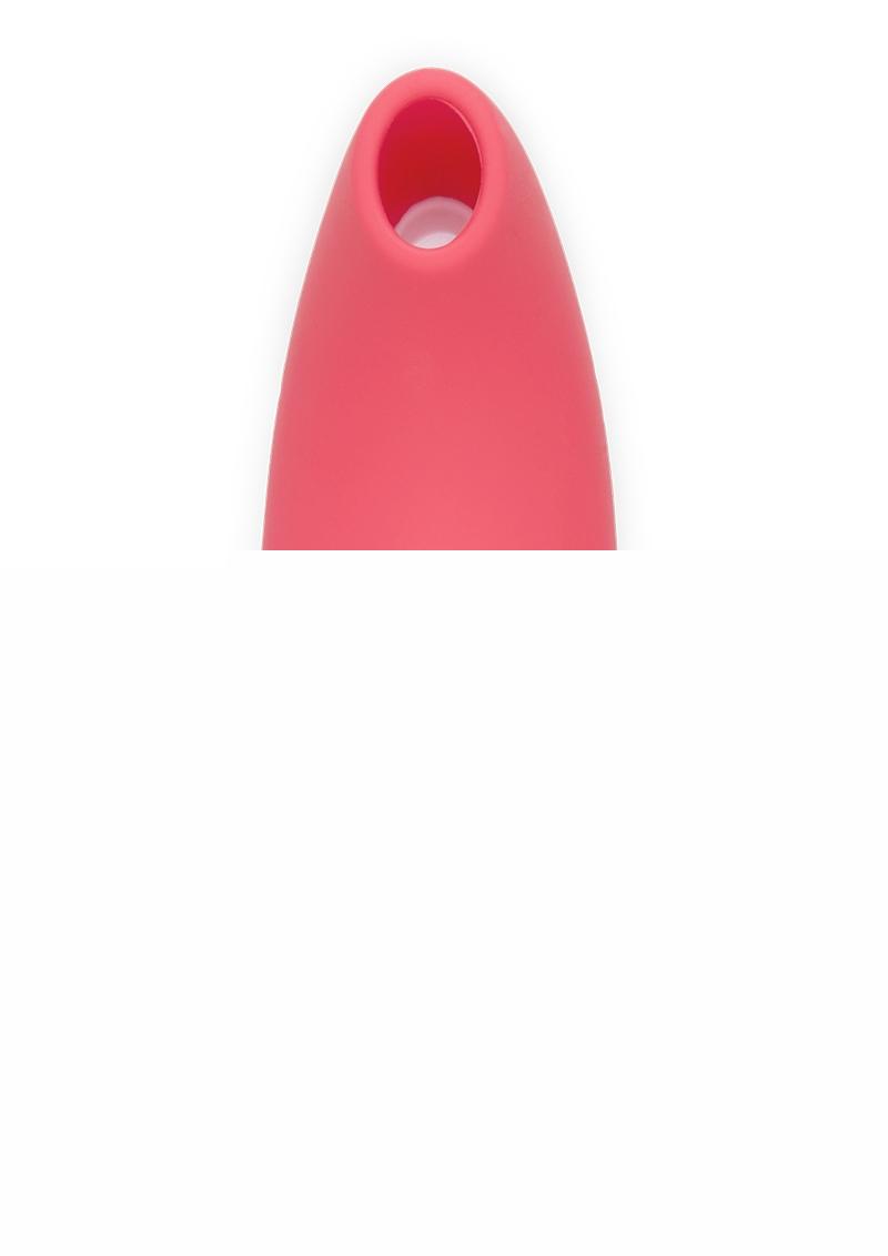 We-Vibe Melt Pleasure Air Rechargeable Silicone Clitoral Stimulator - Coral/Orange