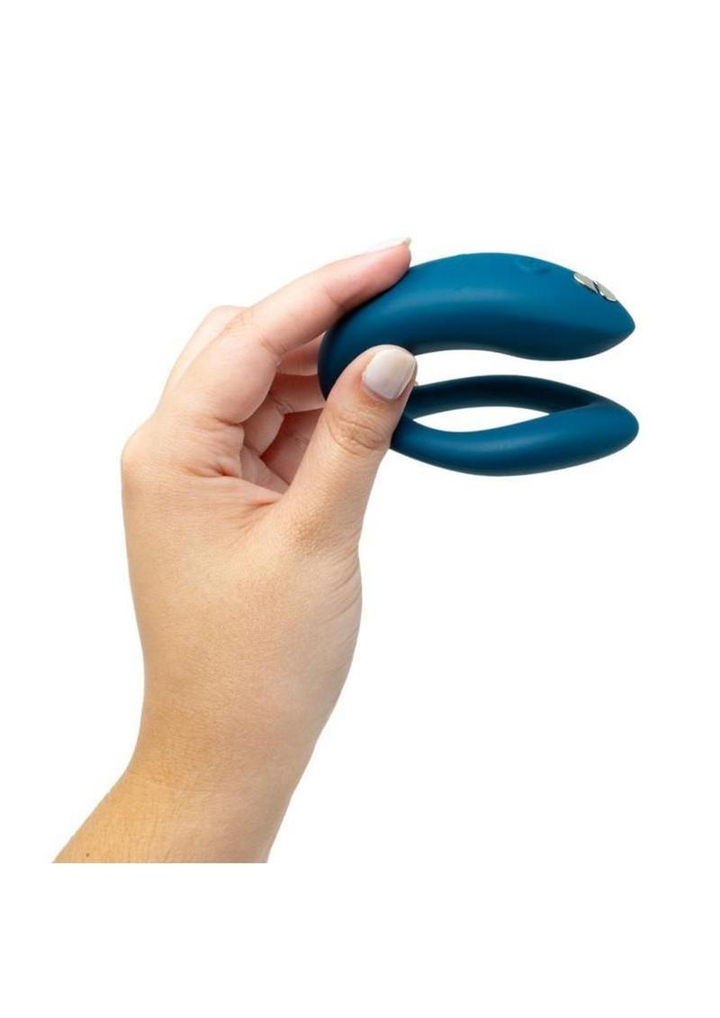 We-Vibe Sync O Rechargeable Silicone Couples Vibrator with Remote Control - Velvet