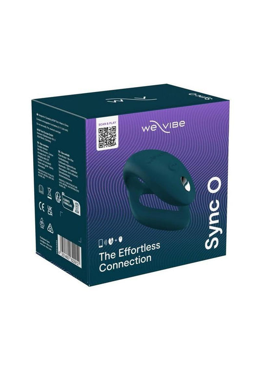 We-Vibe Sync O Rechargeable Silicone Couples Vibrator with Remote Control - Velvet - Green