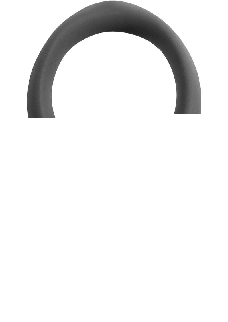 We-Vibe Verge Rechargeable Silicone Vibrating Perineum Cock Ring - Grey/Slate