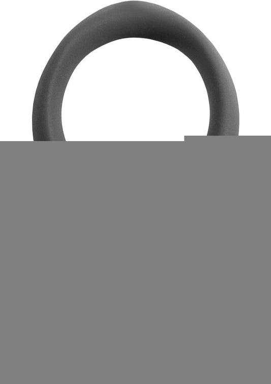 We-Vibe Verge Rechargeable Silicone Vibrating Perineum Cock Ring - Grey/Slate