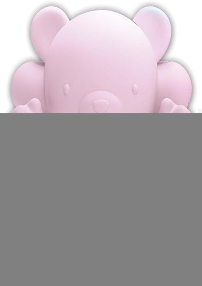 Wet Dreams Bear Hug Rechargeable Silicone Cock Ring - Pink