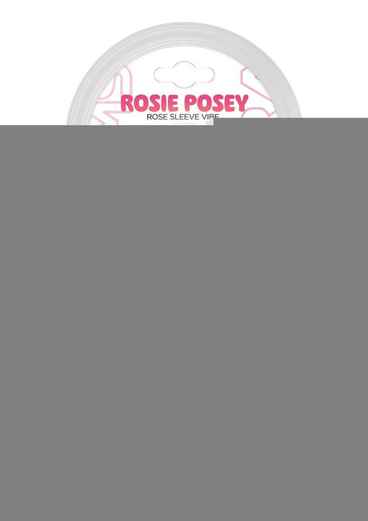 Wet Dreams Rosie Posey Silicone Rechargeable Rose Shaped Vibrating Wand - Magenta/Pink