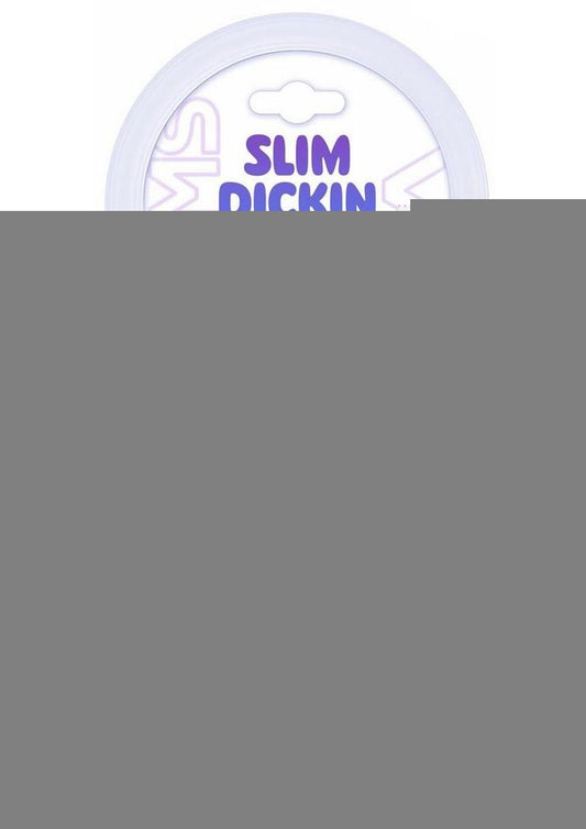 Wet Dreams Slim Dickin Rechargeable Silicone Vibrator with Balls - Lavender/Purple