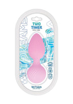 Wet Dreams Two Timer Rechargeable Silicone Pleasure Ball - Magenta/Pink