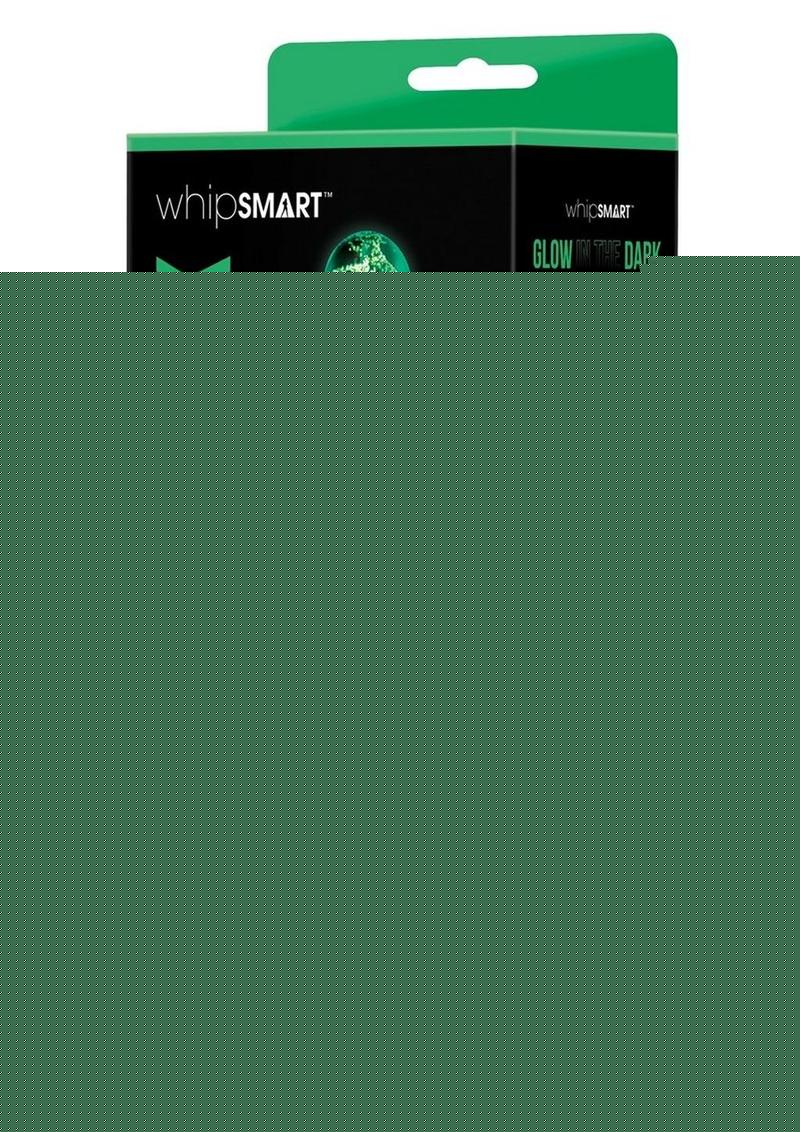 WhipSmart Beaded Glass Butt Plug - Clear/Glow In The Dark - 5.5in